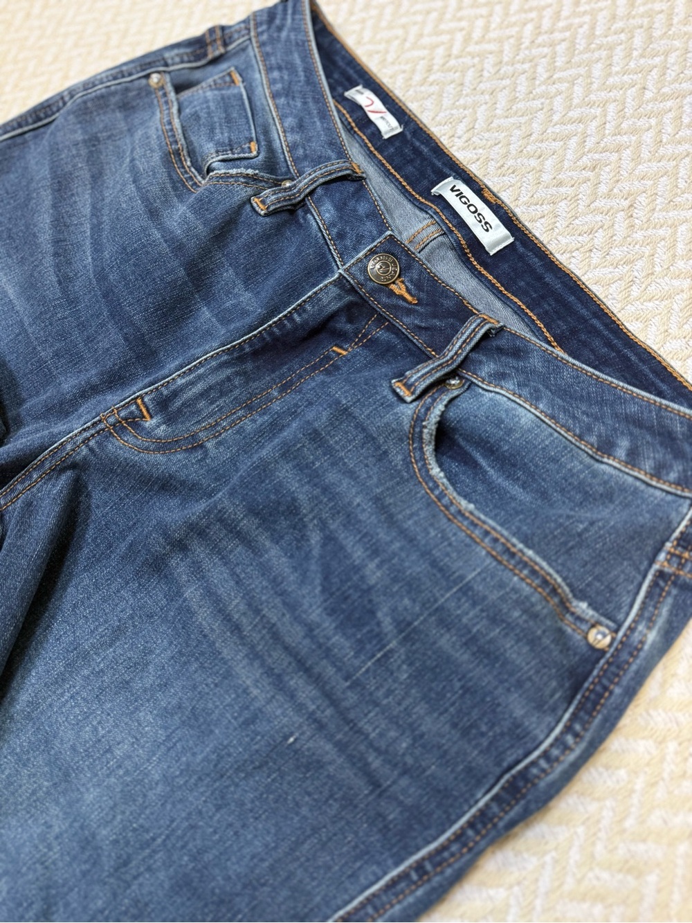 Vigoss Jagger Mid Rise Bootcut Jeans 32 P01957A Classic Wash - Picture 4 of 14
